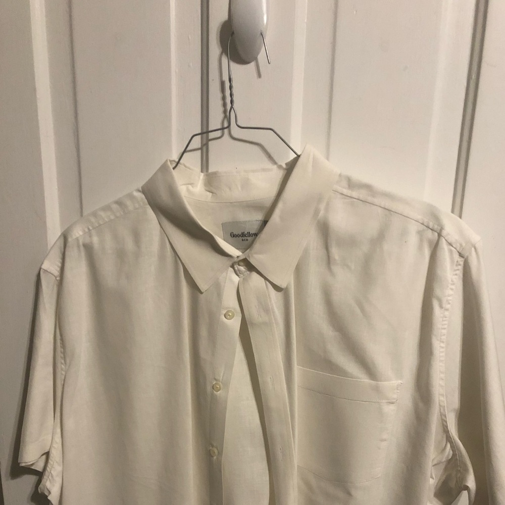 Goodfellow white button down XL Shirt